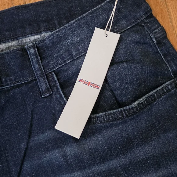 NWT Hudson Byron Slim Straight Zip Fly Stretch Denim Jeans in Lambert Blue. 40 - Picture 9 of 12